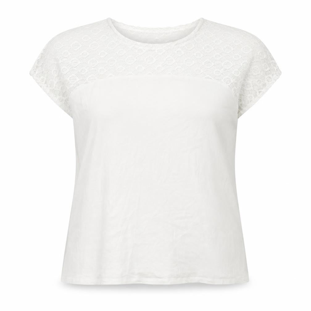 Womens UK Size 16 Saloos White Basic Blouse
