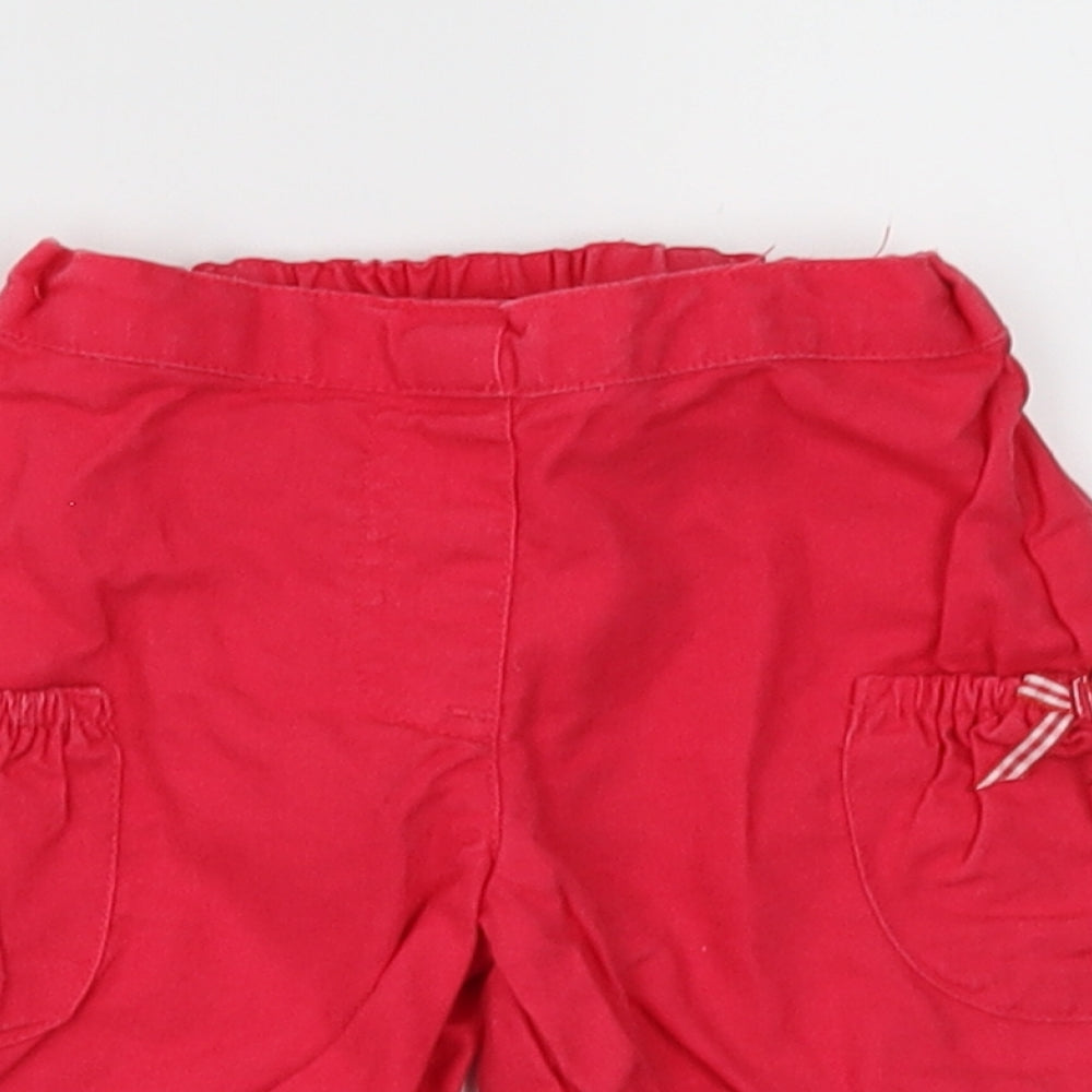 MINIMODE Girls Pink   Jogger Trousers Size 3-6 Months