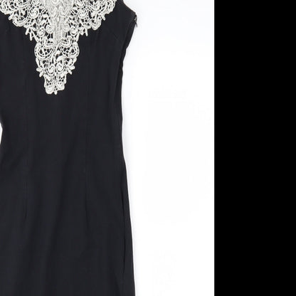 AX Paris Womens Black   Sheath  Size 8