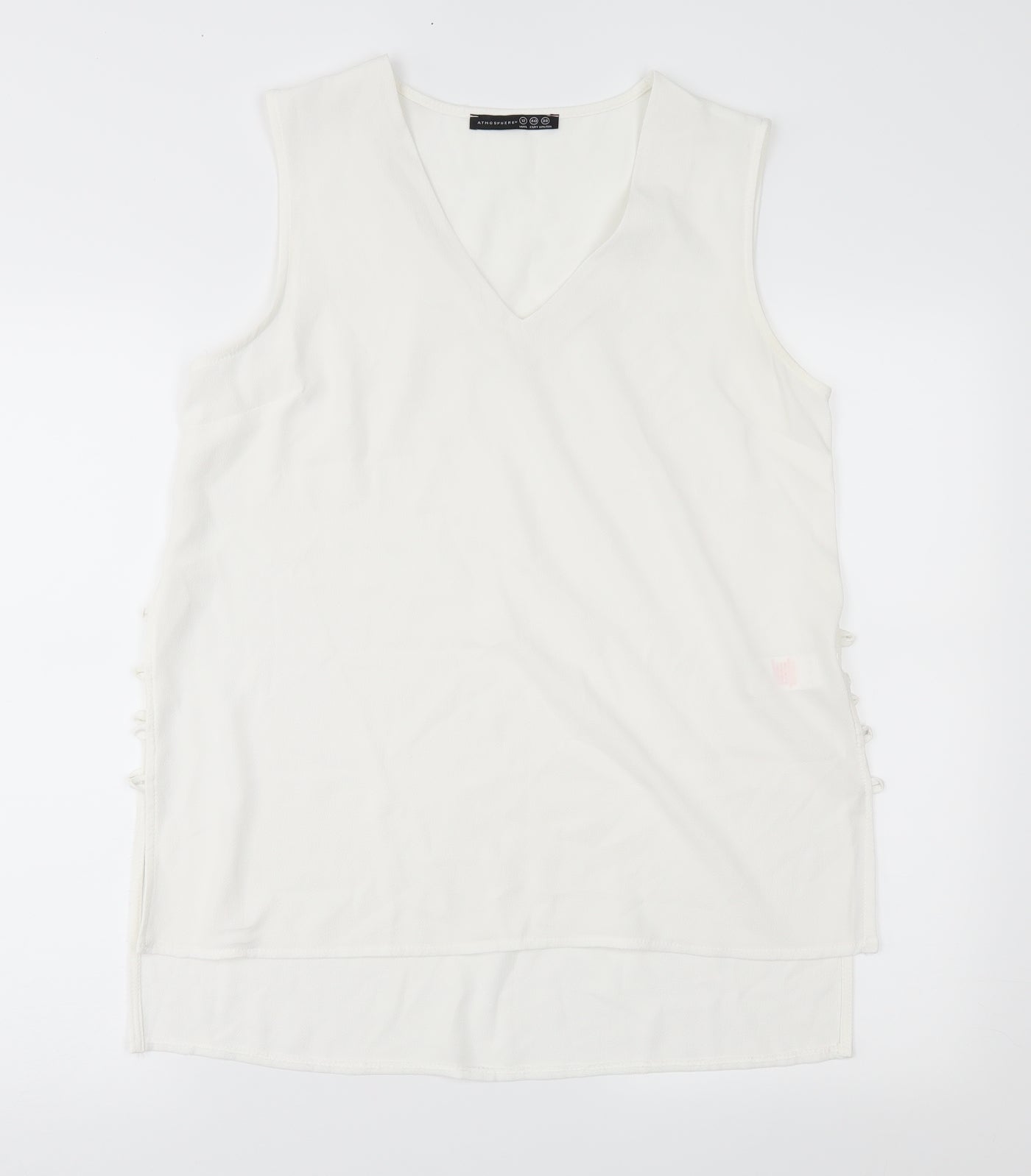 Atmosphere Womens White   Basic Blouse Size 12