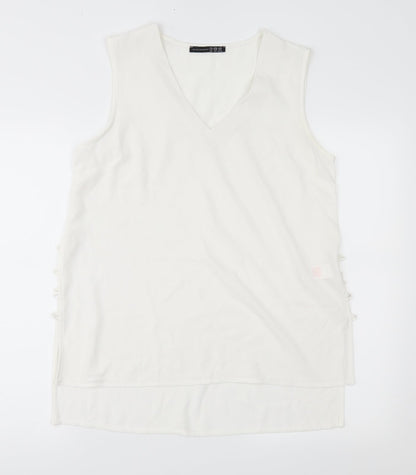 Atmosphere Womens White   Basic Blouse Size 12