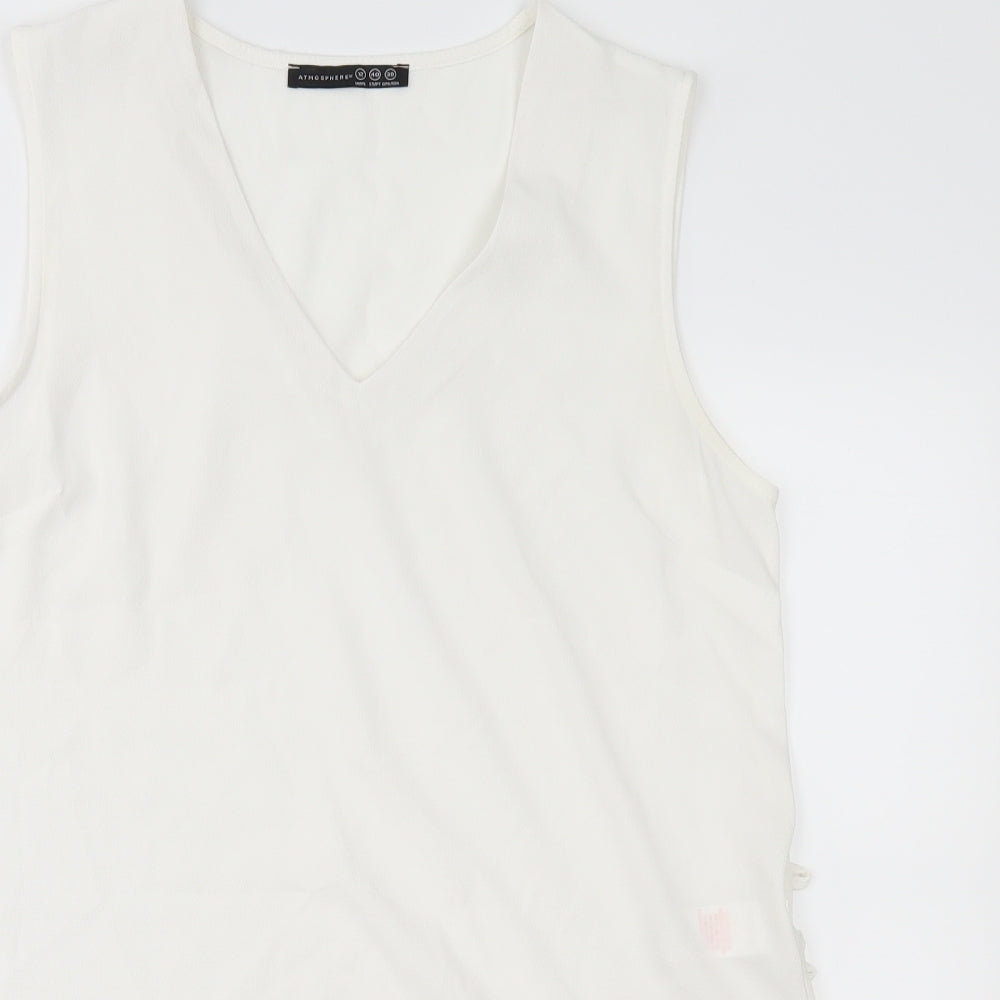 Atmosphere Womens White   Basic Blouse Size 12