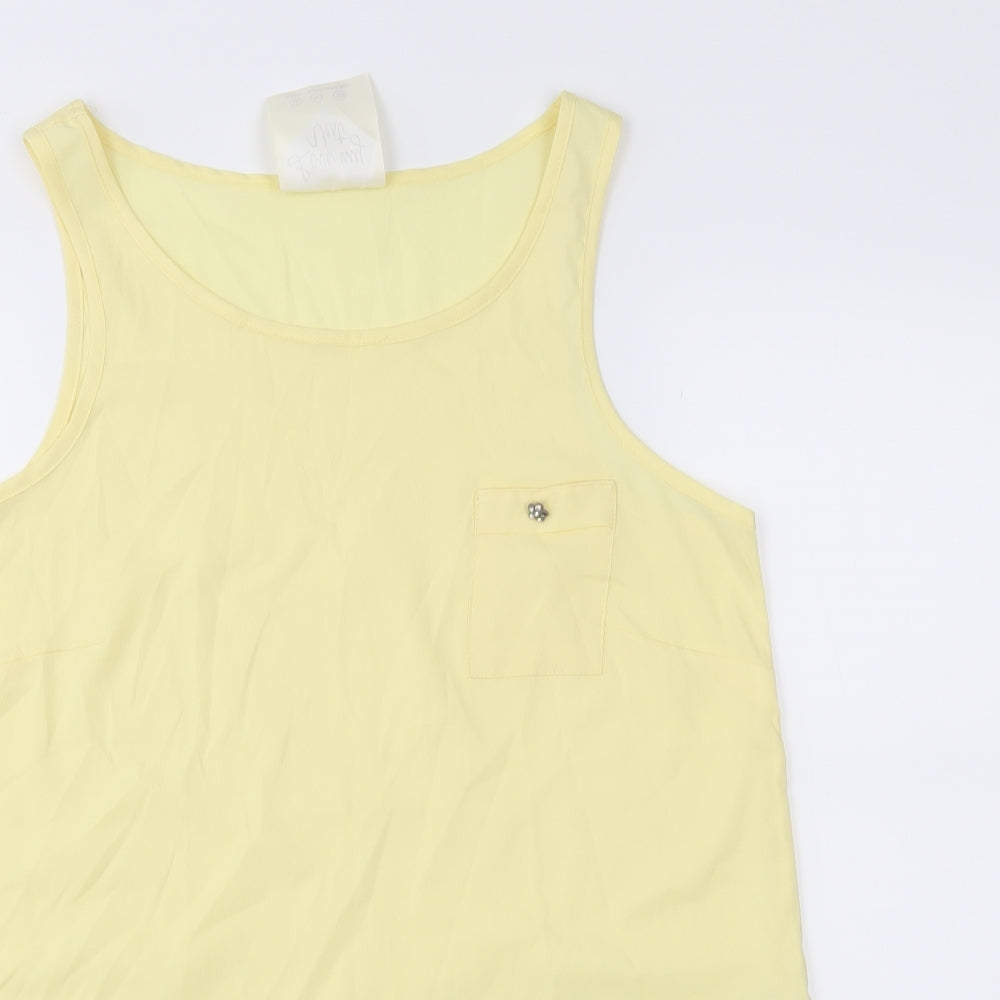 Atmosphere Womens Yellow   Basic Blouse Size 12