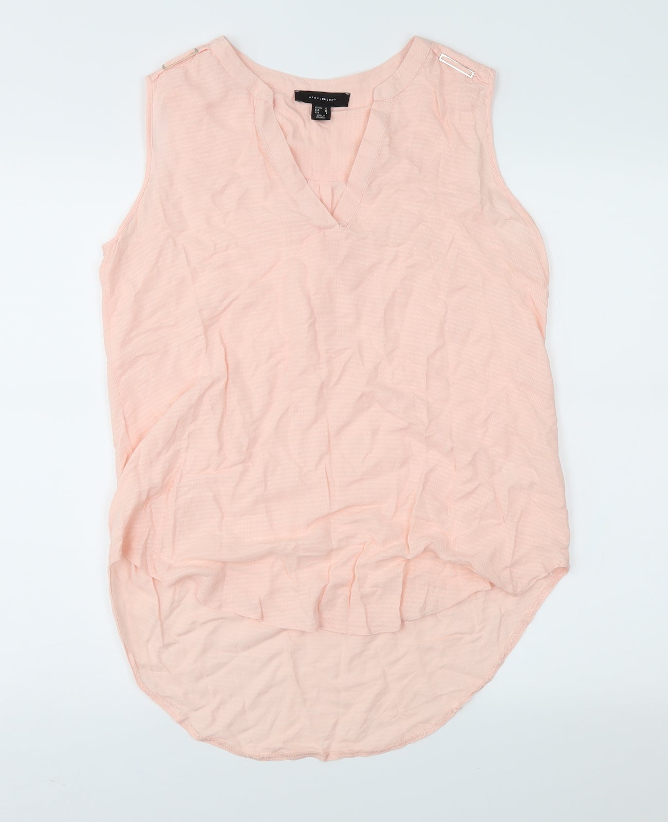 Womens UK Size 10 Atmosphere Pink Basic Blouse