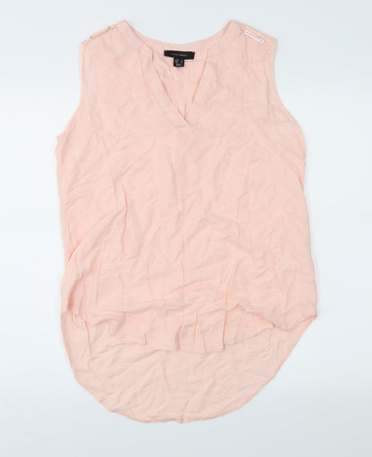 Womens UK Size 10 Atmosphere Pink Basic Blouse