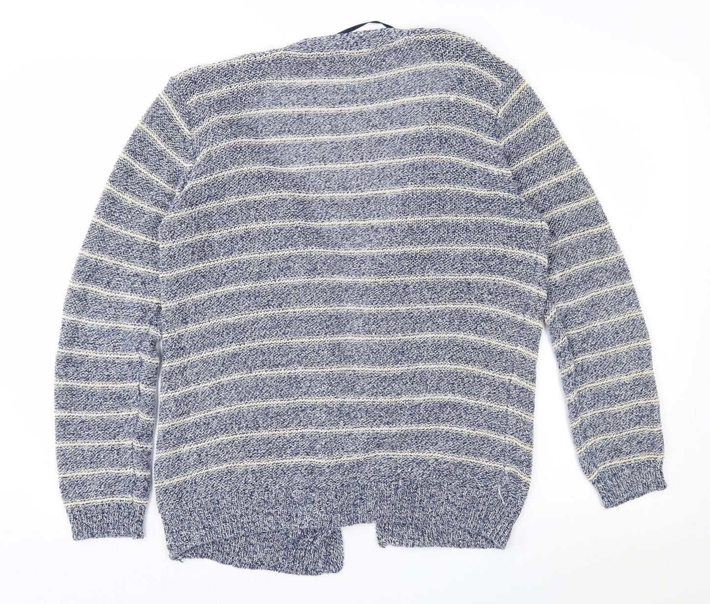Atmosphere Womens Blue Striped  Cardigan Jumper Size 10