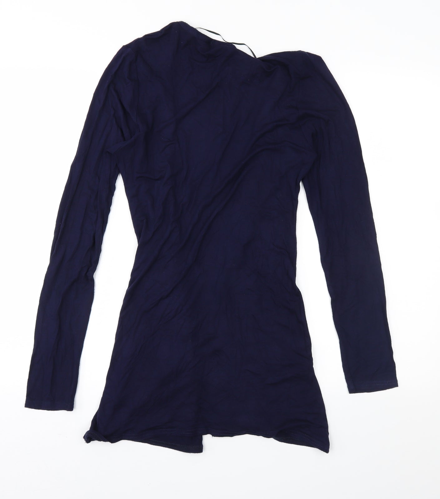Decoy Womens Blue  Jersey Cardigan Jumper Size M