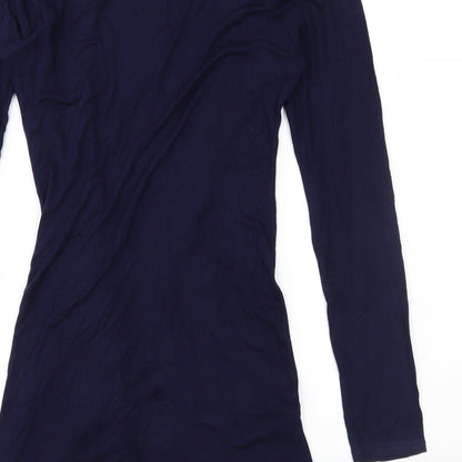 Decoy Womens Blue  Jersey Cardigan Jumper Size M