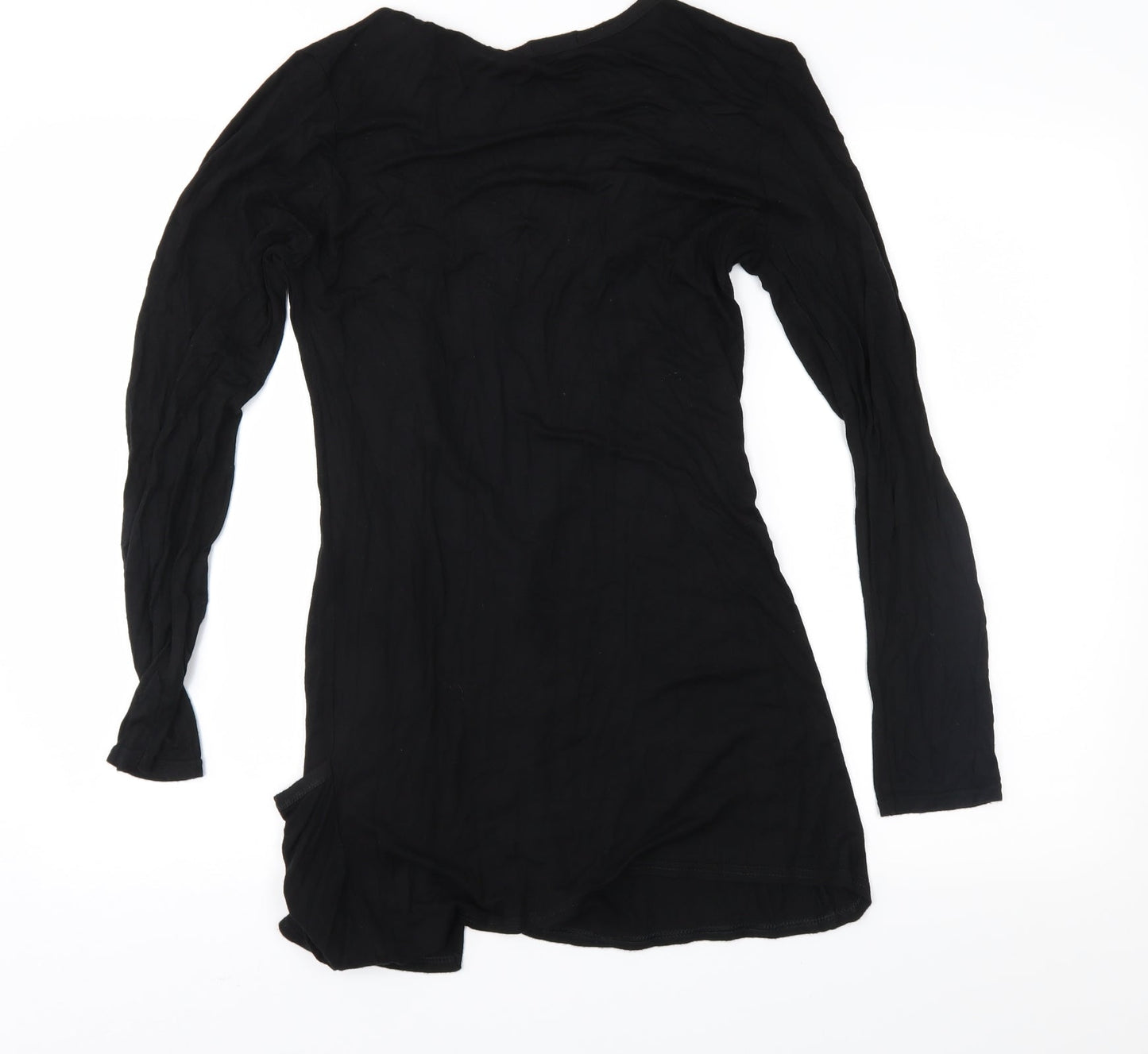 Graffic Womens Black  Jersey Cardigan Jumper Size M