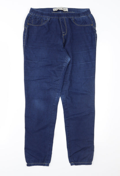 Denim & Co. Womens Blue  Denim Jegging Jeans Size 12 L27 in