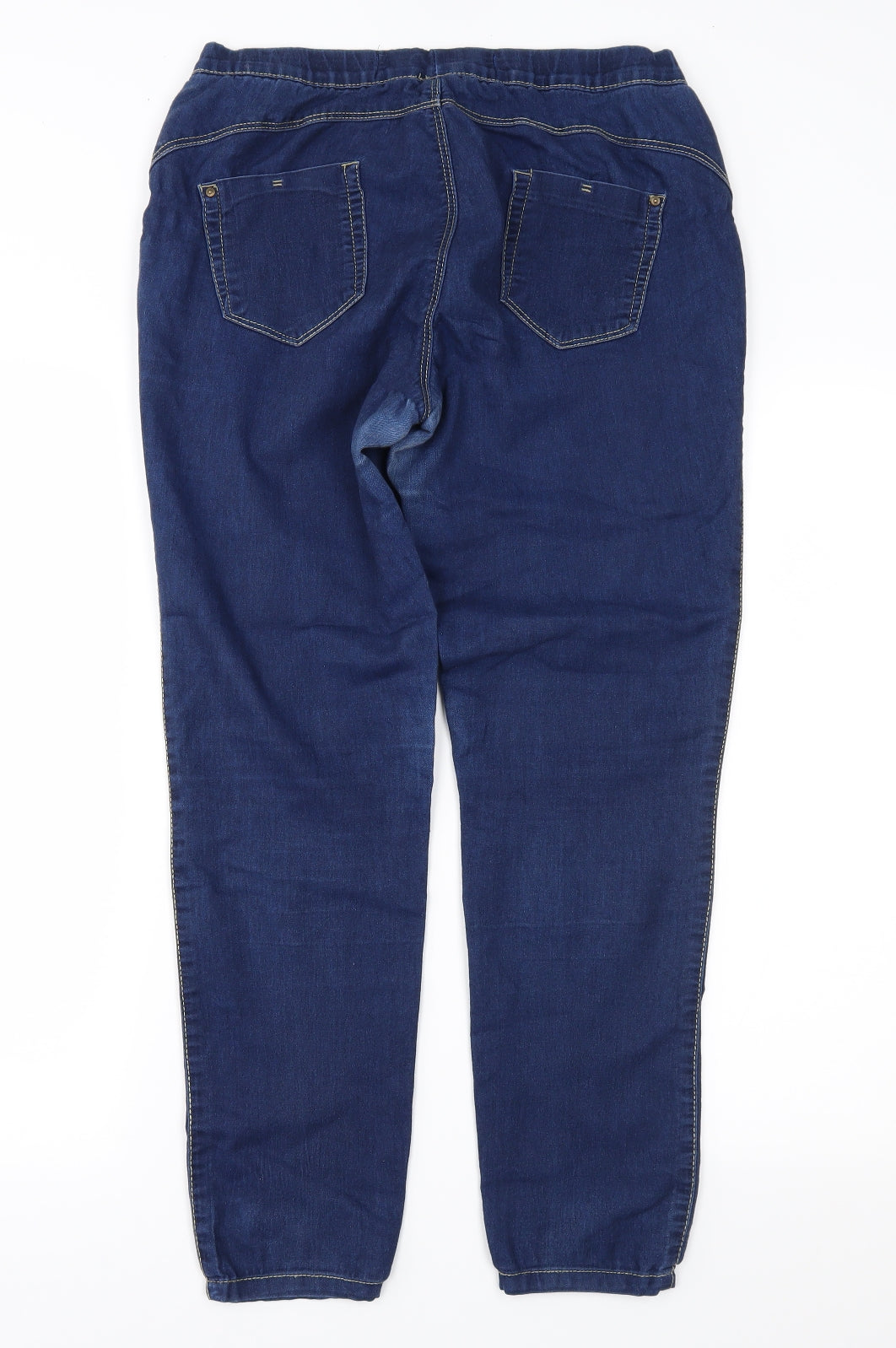 Denim & Co. Womens Blue  Denim Jegging Jeans Size 12 L27 in