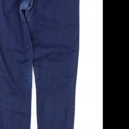 Denim & Co. Womens Blue  Denim Jegging Jeans Size 12 L27 in