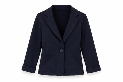 New Look Womens Blue  Jersey Jacket  Size 6