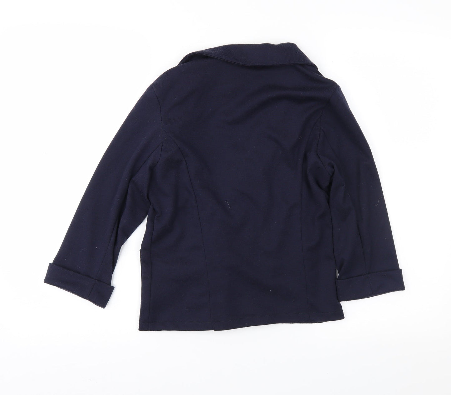 New Look Womens Blue  Jersey Jacket  Size 6