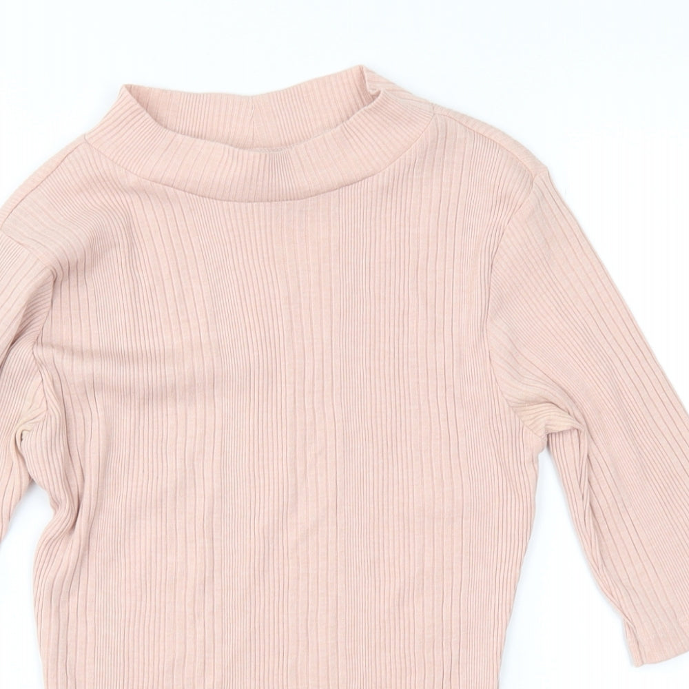 New Look Womens Pink   Basic T-Shirt Size 6