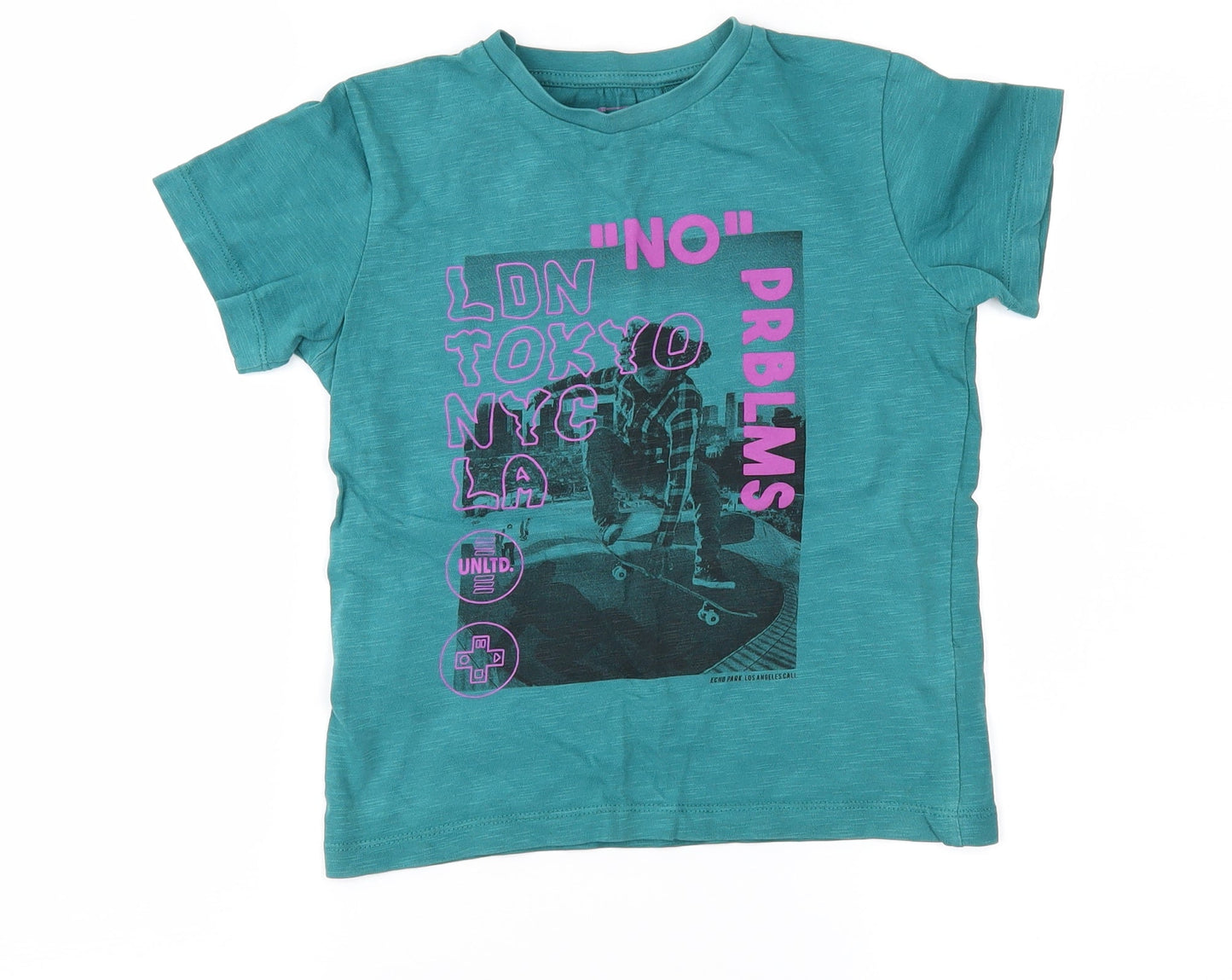 NEXT Boys Green   Basic T-Shirt Size 5 Years