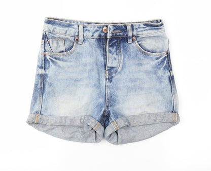 New Look Womens Blue  Denim Hot Pants Shorts Size 6