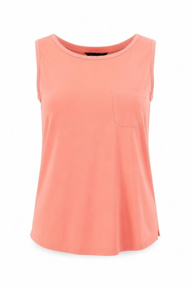 Womens UK Size 6 New Look Orange Basic Blouse