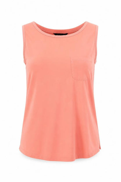 Womens UK Size 6 New Look Orange Basic Blouse