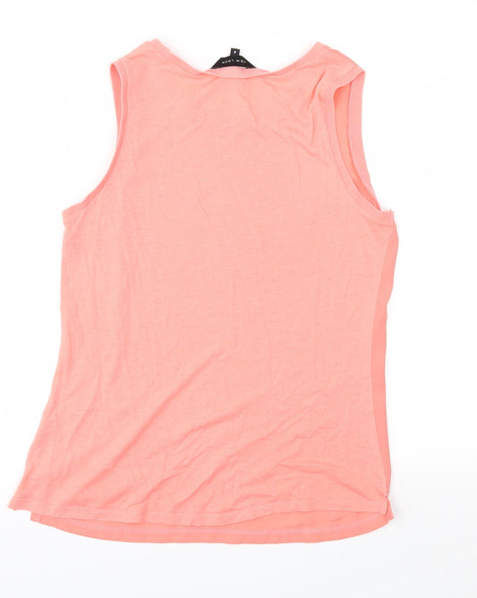 Womens UK Size 6 New Look Orange Basic Blouse