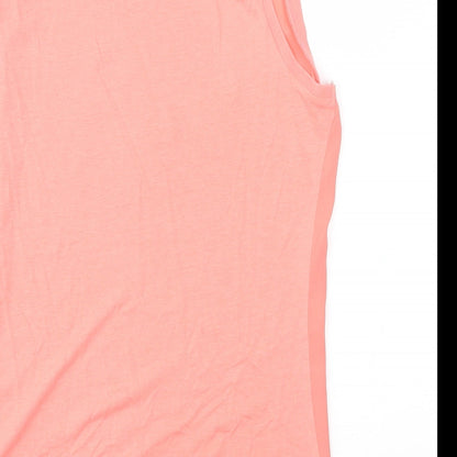 Womens UK Size 6 New Look Orange Basic Blouse