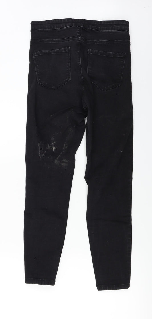 denim co Womens Black   Skinny Jeans Size 12 L25 in