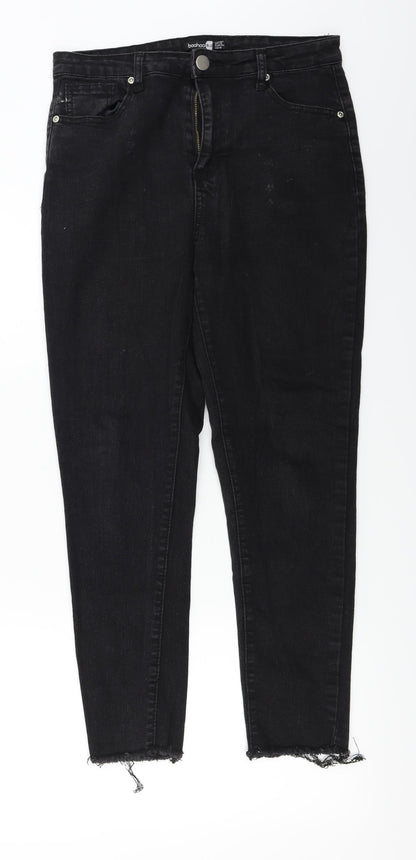 Boohoo  Womens Black   Skinny Jeans Size 12 L26 in