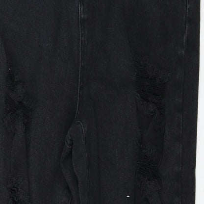 Boohoo  Womens Black   Skinny Jeans Size 12 L24 in