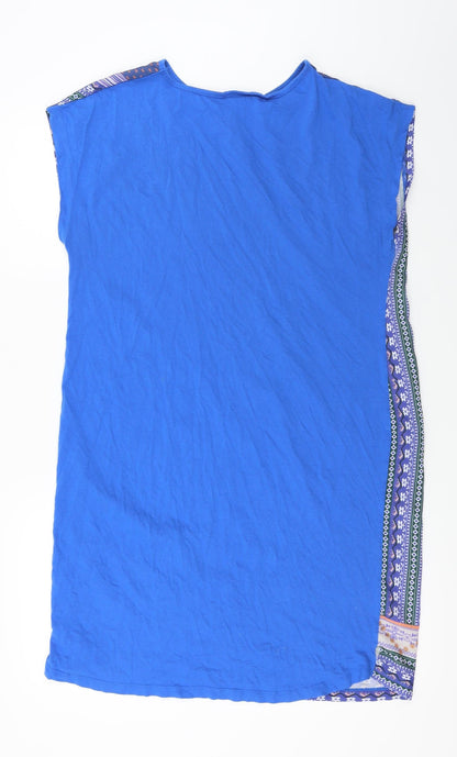 Womens UK Size M Body Flirt Blue Basic T-Shirt