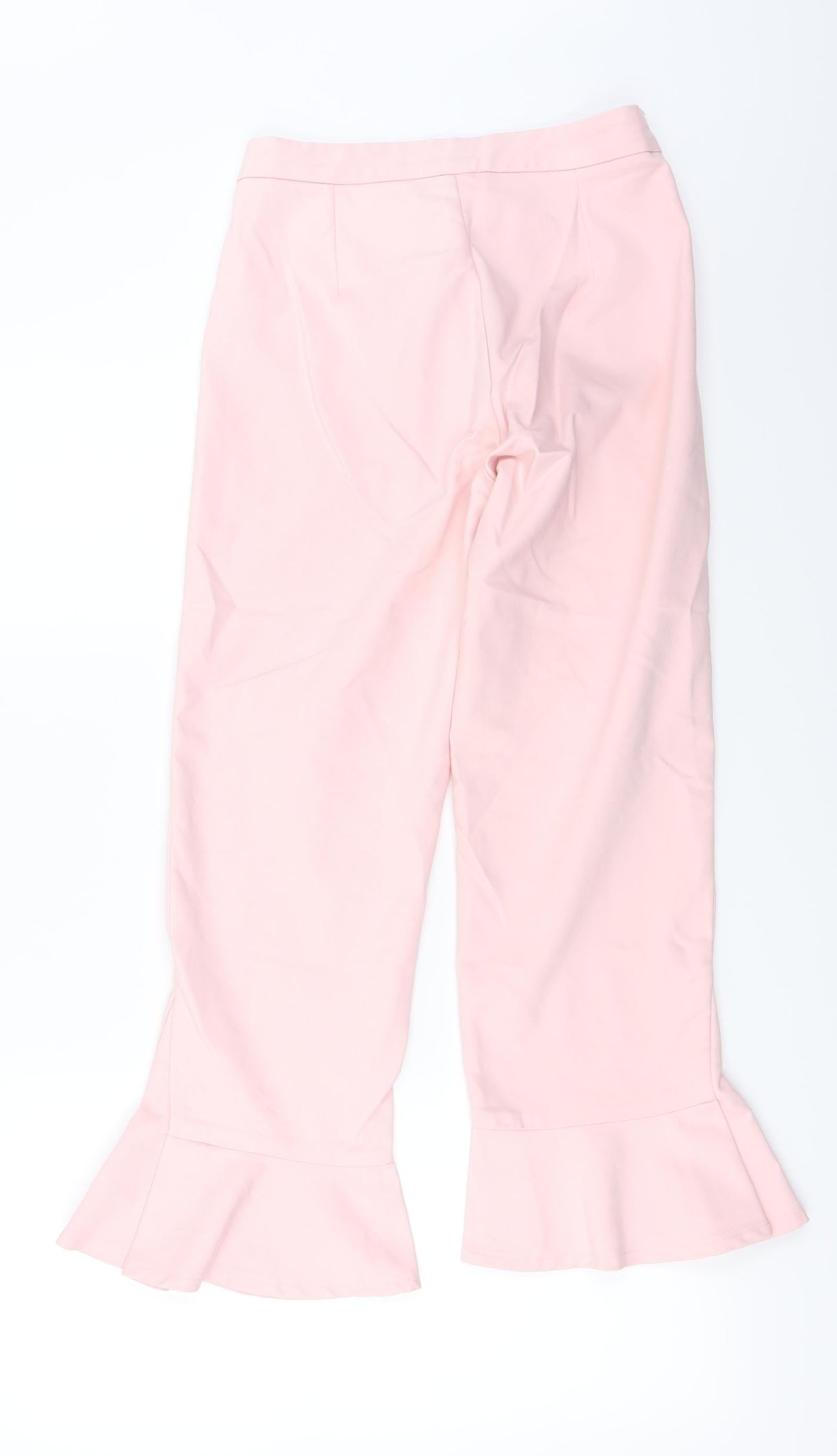 Womens UK Size 10 Stradivarius Regular Fit  Pink Trousers