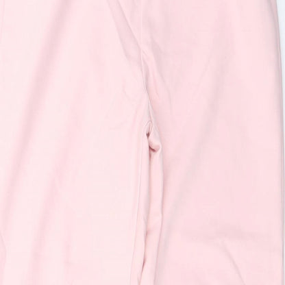 Womens UK Size 10 Stradivarius Regular Fit  Pink Trousers