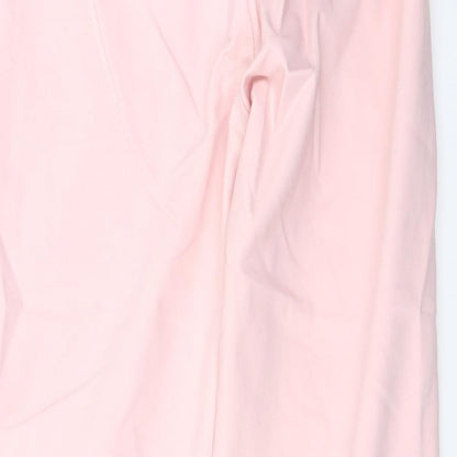 Womens UK Size 10 Stradivarius Regular Fit  Pink Trousers
