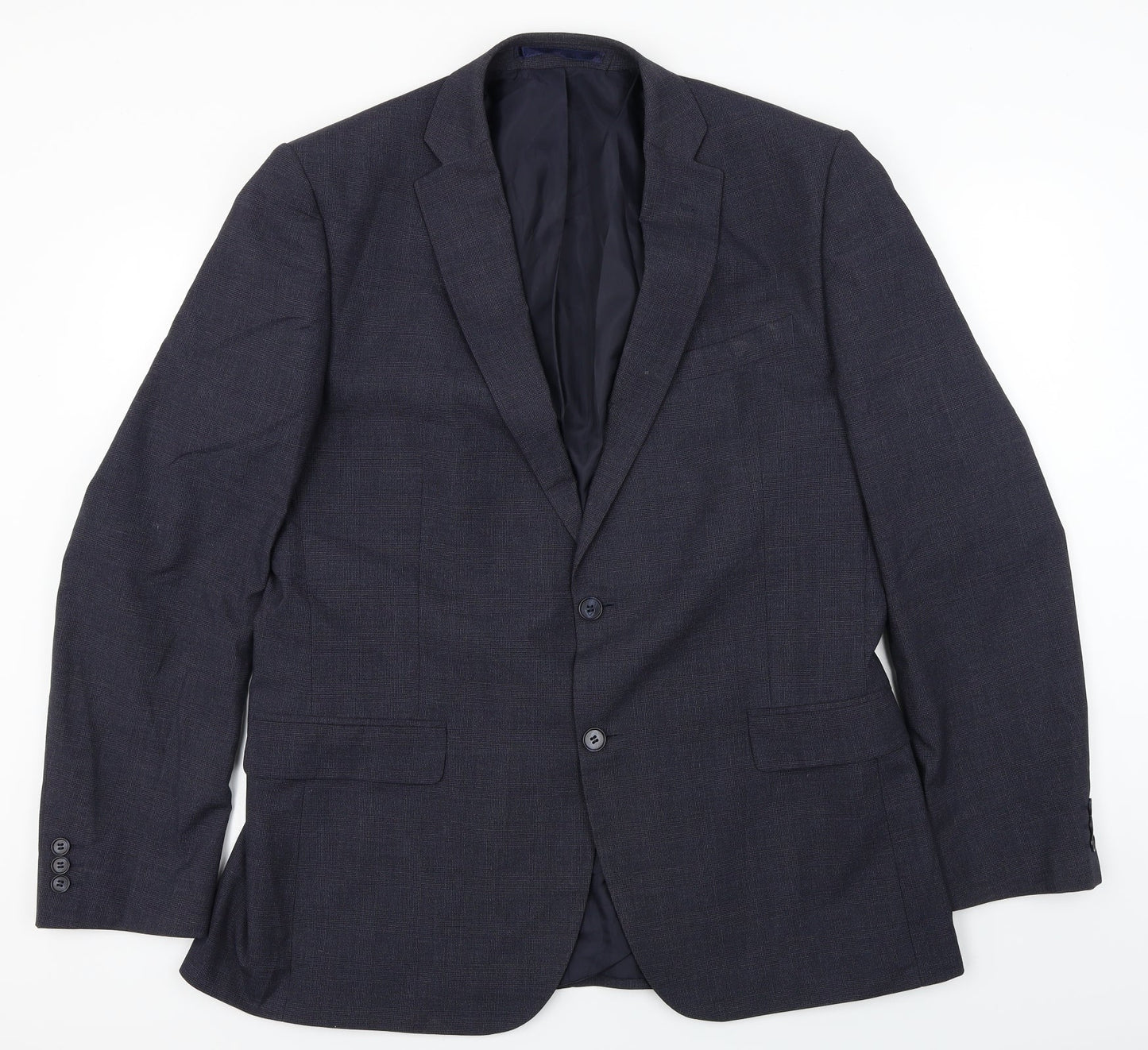 Mens UK Size 44 Debenhams Regular Blue Suit Jacket