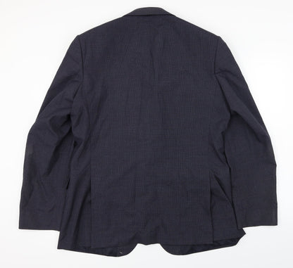 Mens UK Size 44 Debenhams Regular Blue Suit Jacket