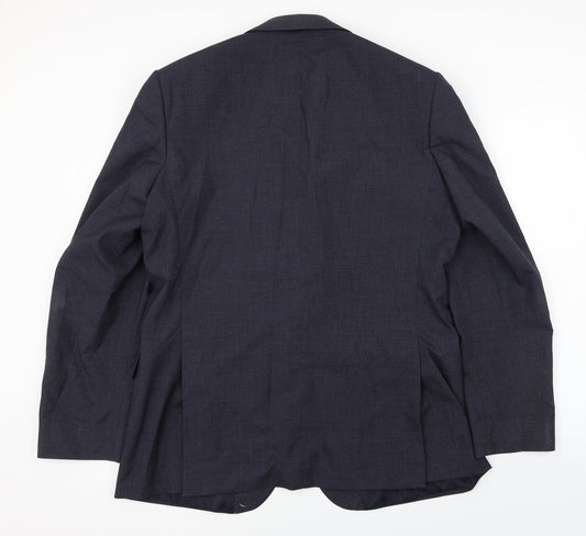 Mens UK Size 44 Debenhams Regular Blue Suit Jacket