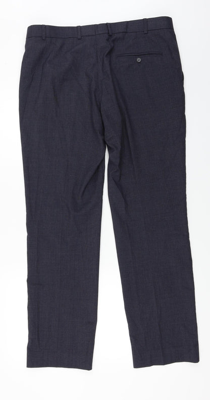 Womens UK Size 36 in Preworn Regular Fit  Blue Trousers
