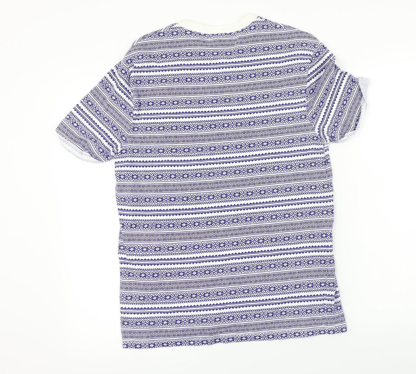 Womens UK Size S Topman Blue Basic T-Shirt