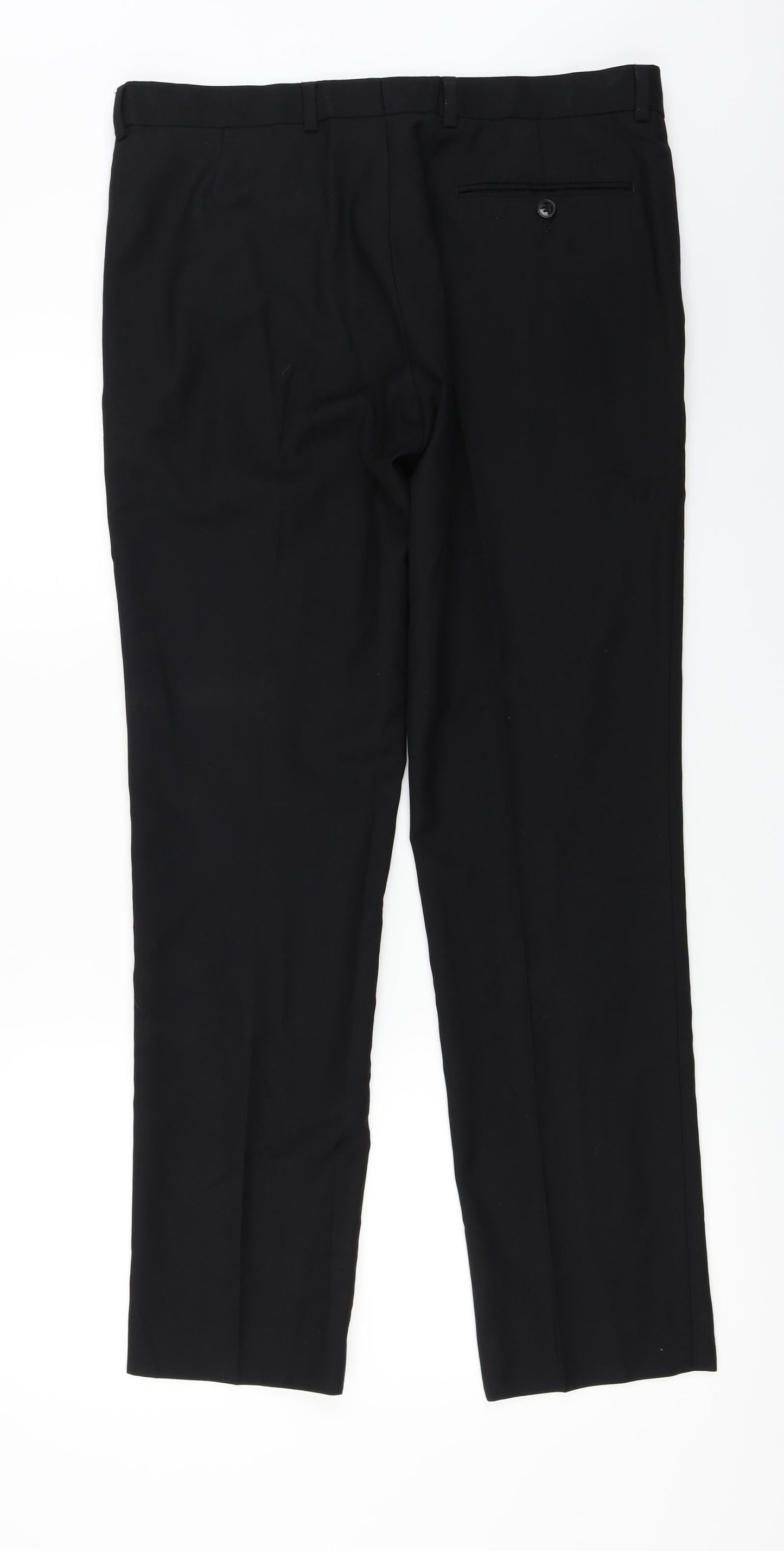 Preworn  Mens Black   Trousers  Size 34 in L28 in