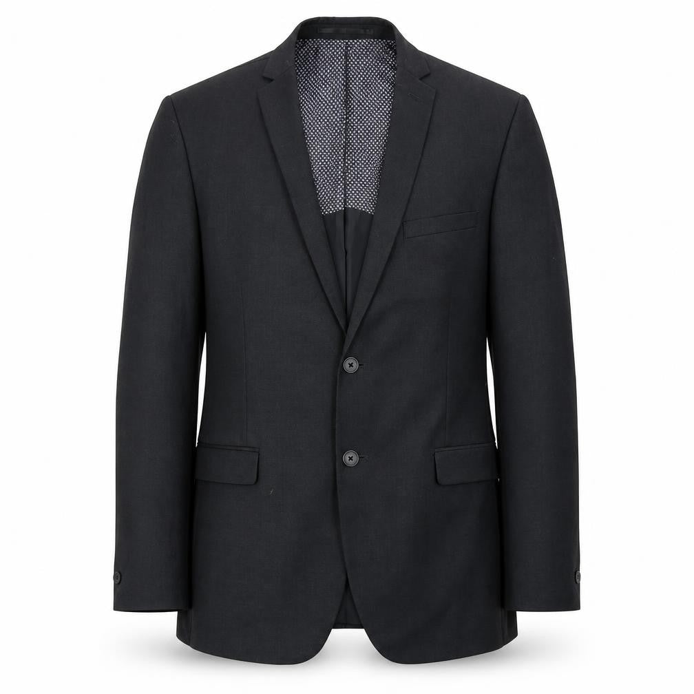 Mens UK Size 40 Red Herring Regular Black Suit Jacket