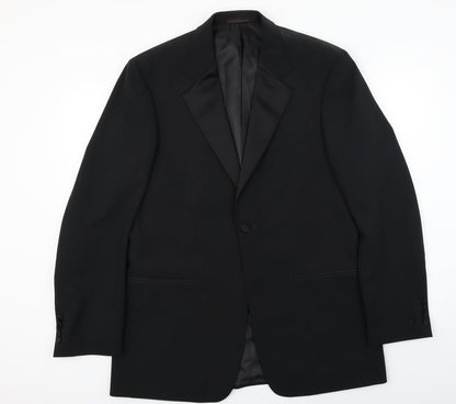 1860 Menswear  Mens Black   Jacket Blazer Size L