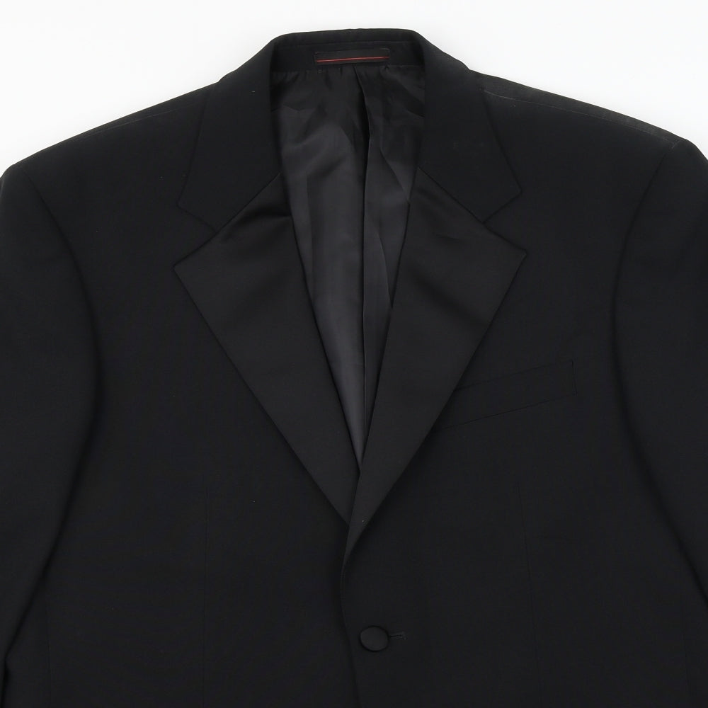 1860 Menswear  Mens Black   Jacket Blazer Size L