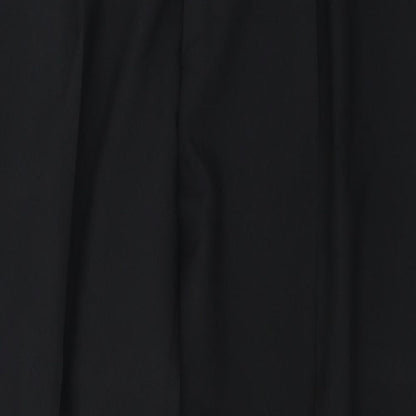 1860 Menswear  Mens Black   Trousers  Size 32 in L28 in