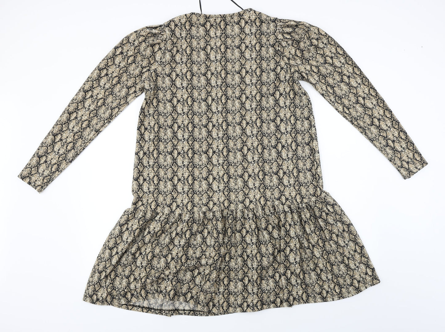 Primark  Womens Beige Animal Print  A-Line  Size 8