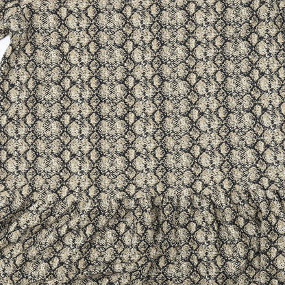 Primark  Womens Beige Animal Print  A-Line  Size 8