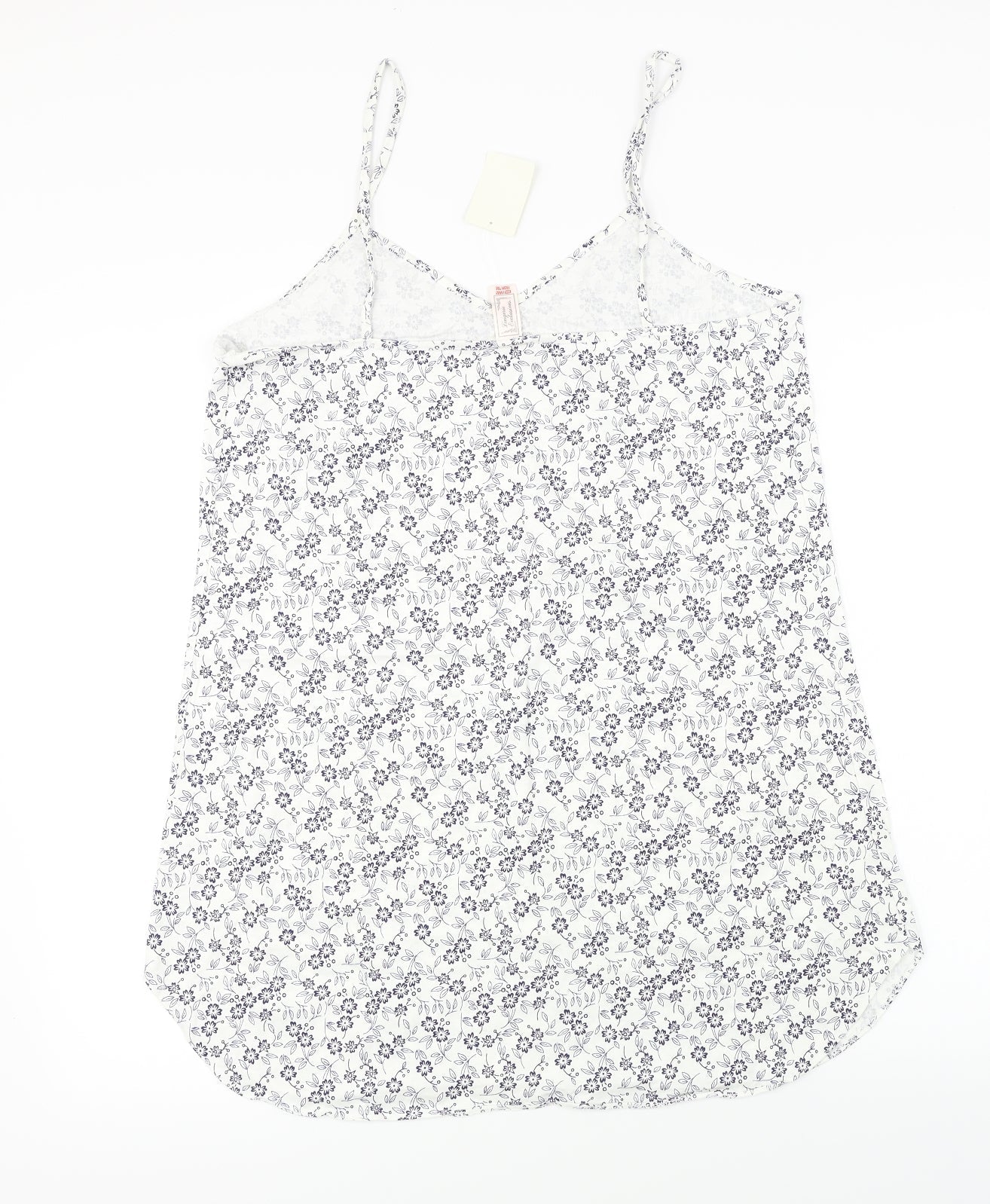 Womens UK Size 14 Preworn White Basic T-Shirt