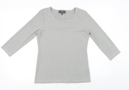 Womens UK Size 8 NEXT Grey Basic T-Shirt