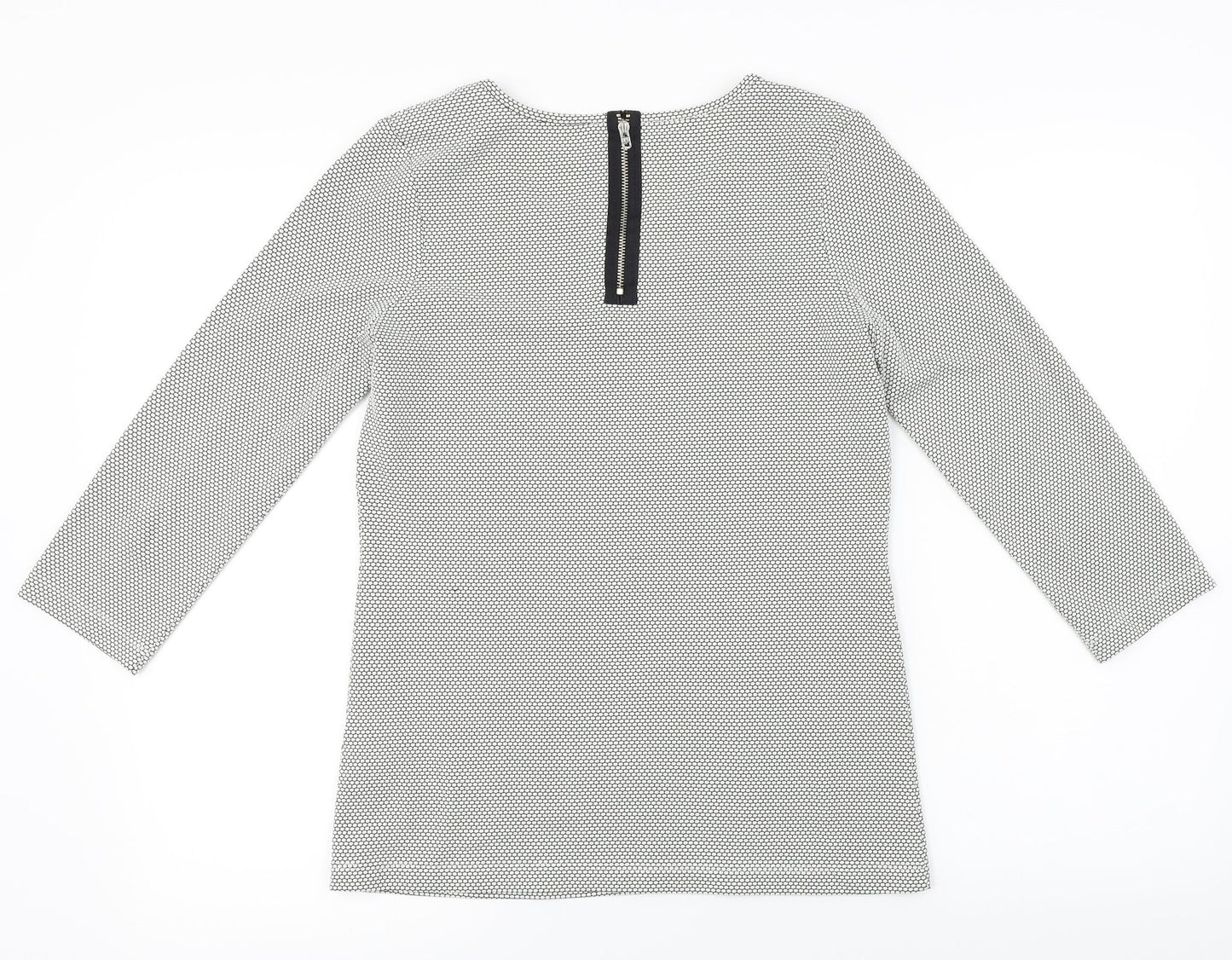 Womens UK Size 8 NEXT Grey Basic T-Shirt