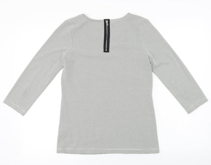 Womens UK Size 8 NEXT Grey Basic T-Shirt