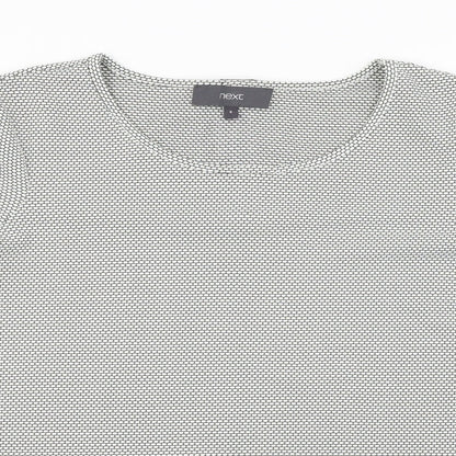 Womens UK Size 8 NEXT Grey Basic T-Shirt