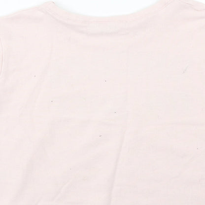 Matalan  Girls Pink   Basic T-Shirt Size 7 Years